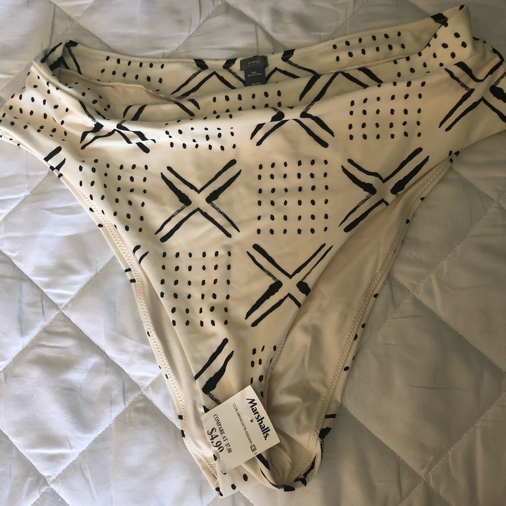 NWT Aerie High Waisted Bathing Suit Bottom